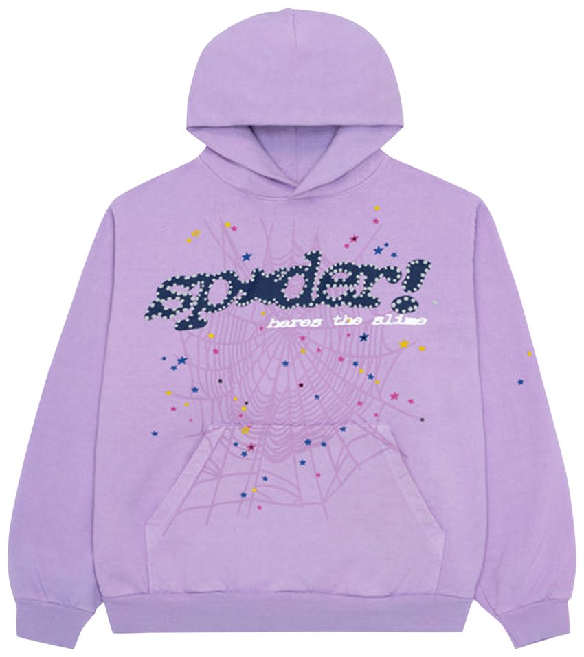 Sp5der Açaí Hoodie 'Purple