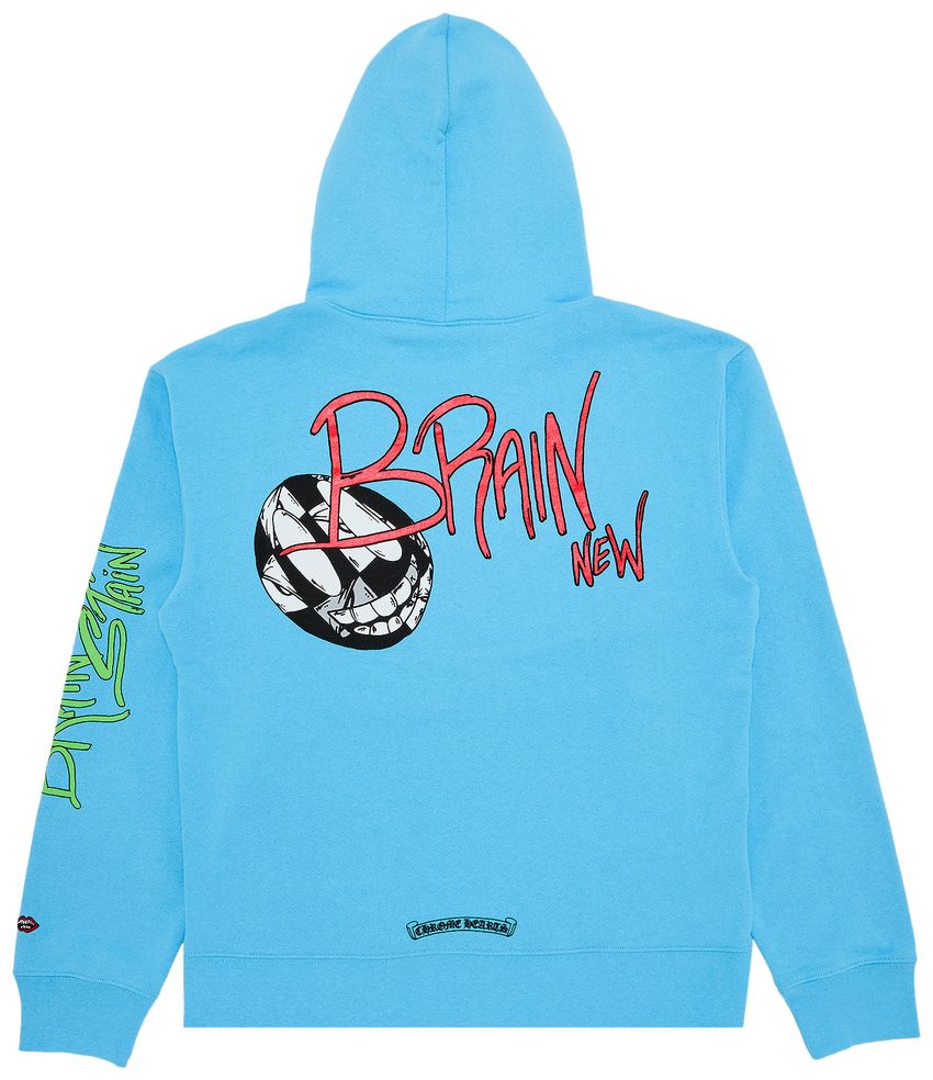 Chrome Hearts Matty Boy Brain Hoodie 'Blue'