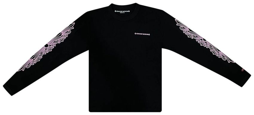Chrome Hearts x Matty Boy PPO Script Thermal Long-Sleeve Top 'Black/Pink'