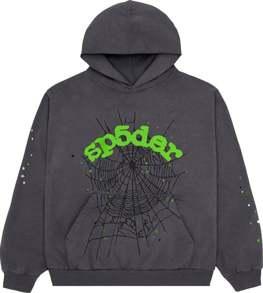 Sp5der Web Hoodie 'Slate Grey'