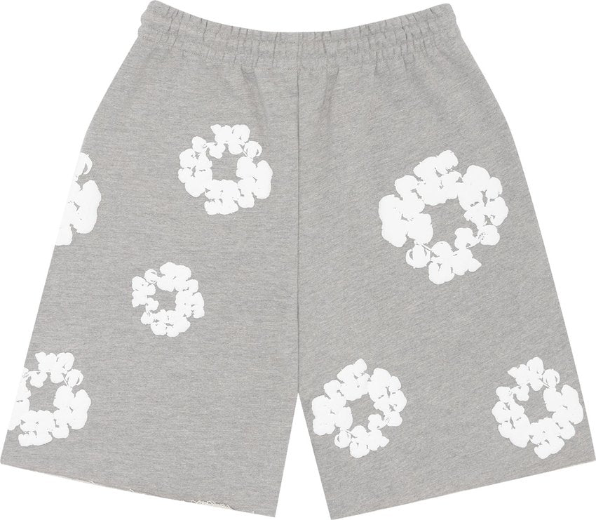 Denim Tears The Cotton Wreath Shorts 'Grey'