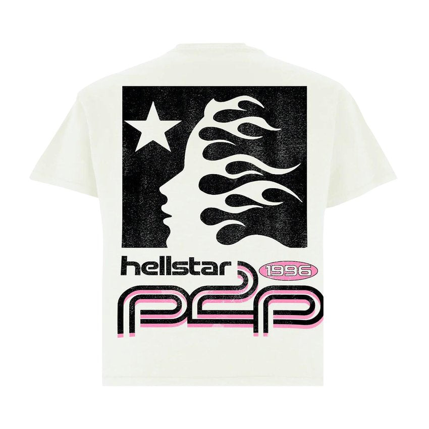 Hellstar Sport Logo T-Shirt 'White/Pink'