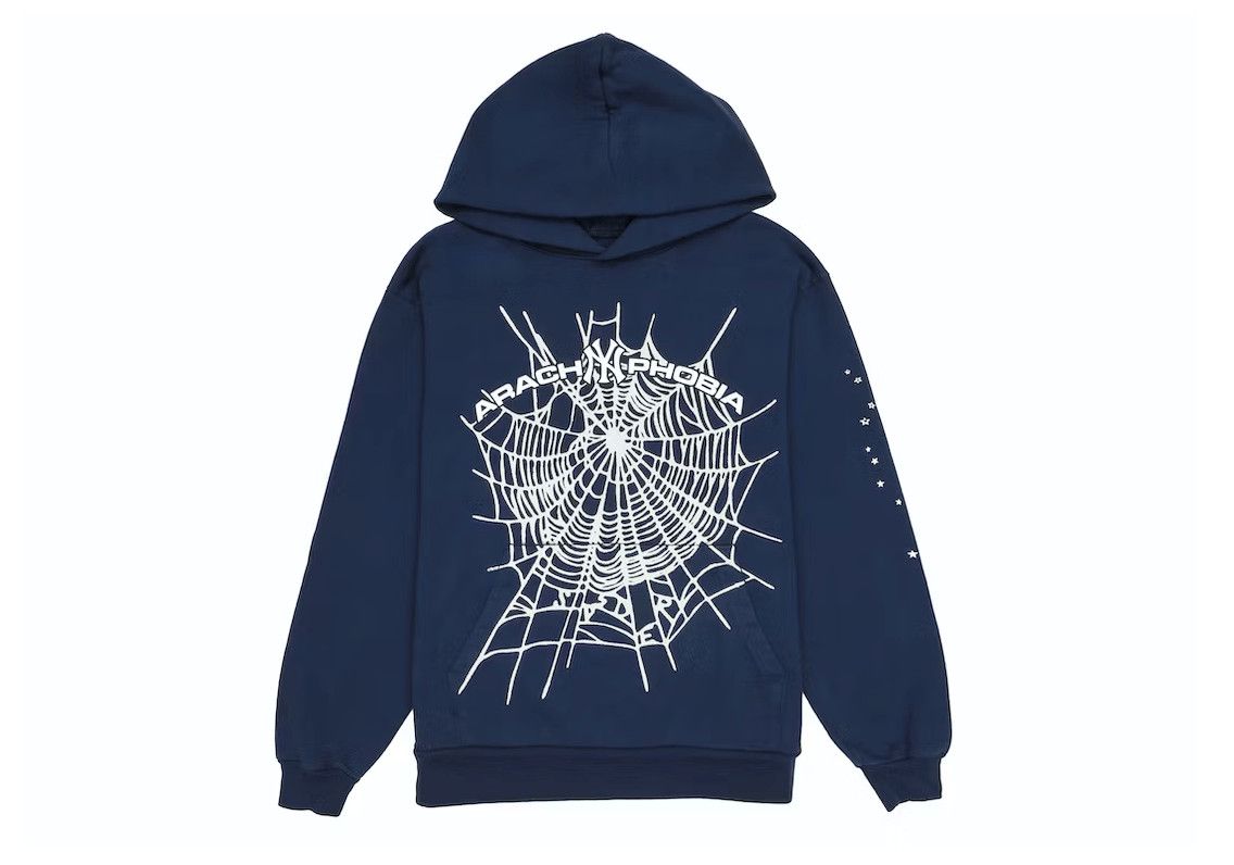 Sp5der Arach NY Phobia Hoodie 'Navy'