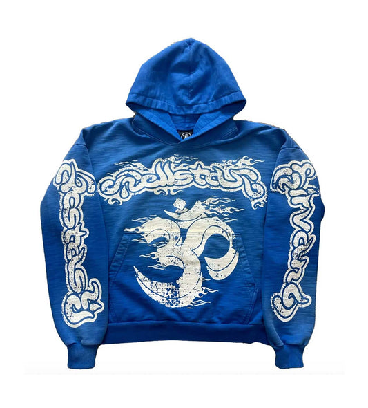 HELLSTAR BLUE YOGA HOODIE BLUE