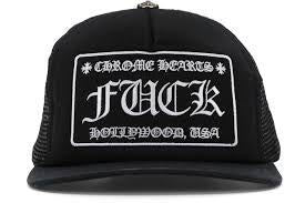 Chrome Hearts CH ‘FUCK’ Trucker Hat
Black