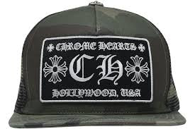 Chrome Hearts CH Hollywood Trucker Hat
Camo