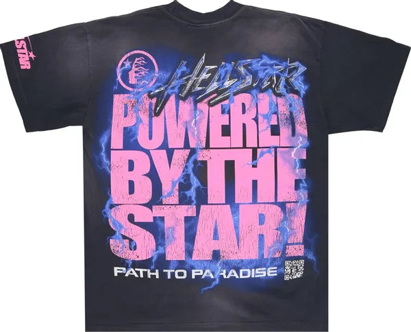 Hellstar Powered By The Star T-Shirt 'Black/Purple'