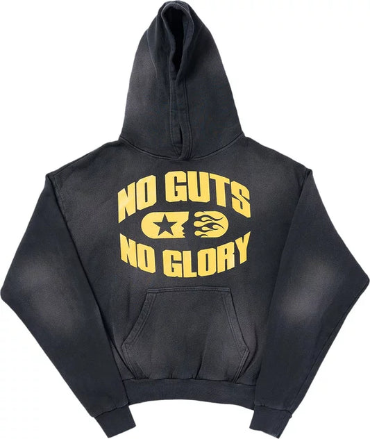 Hellstar No Guts No Glory Hoodie 'Washed Black'